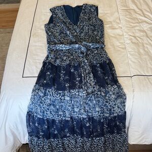 Polo Ralph Lauren Navy Floral Maxi Dress